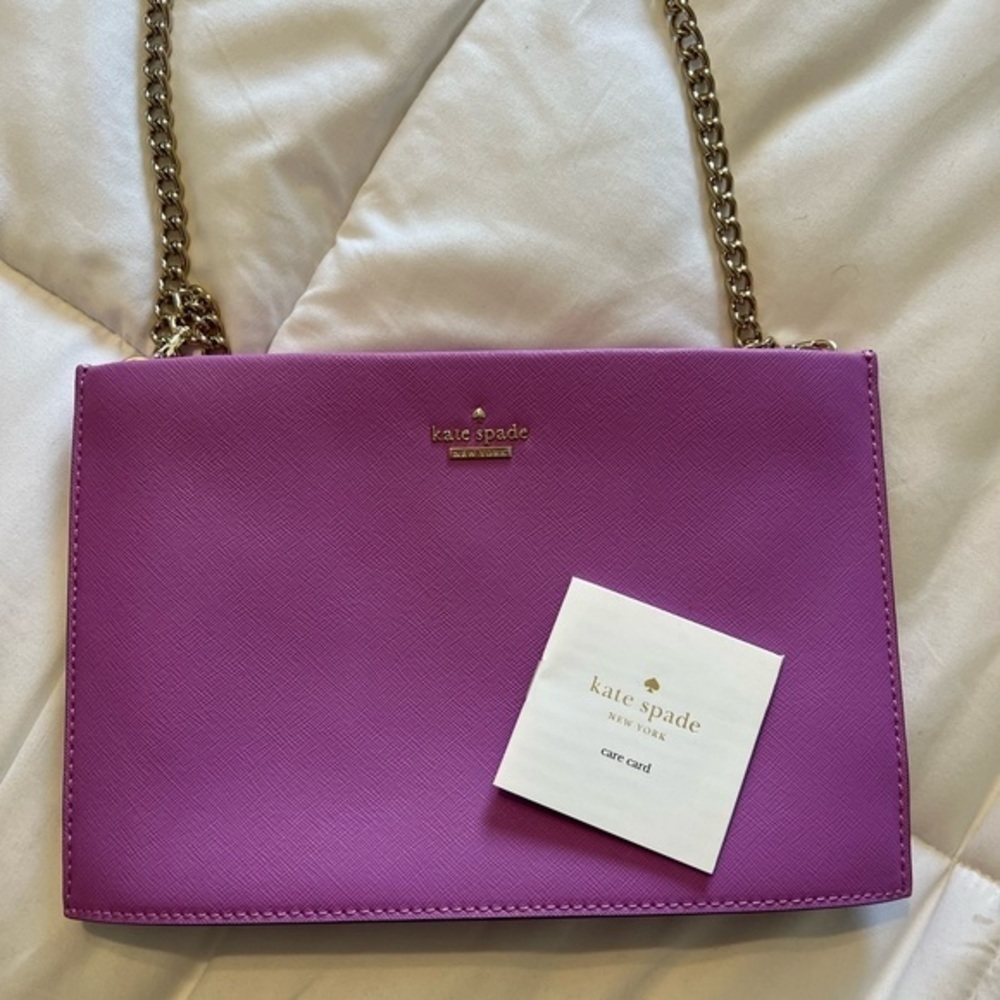 KATE Spade Cameron Street Sima Crossbody Purse in Barbie Pink/Purple